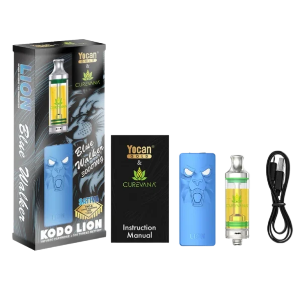 Blue Walker Yocan Lion Kit | 3g | Sativa | Curevana - Image 2