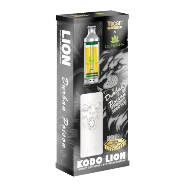 Durban Poison Yocan Lion Kit | 3g | Indica | Curevana