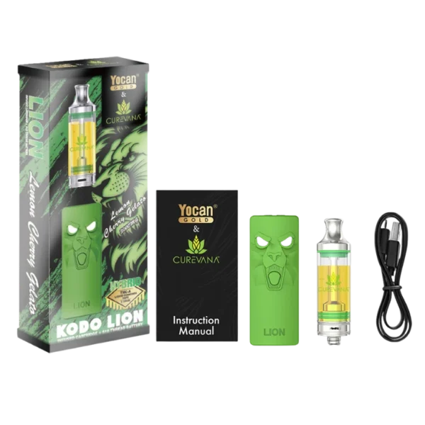 Lemon Cherry Gelato Yocan Lion Kit | 3g | Indica | Curevana - Image 2