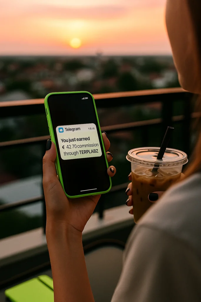 Telegram notification sunset