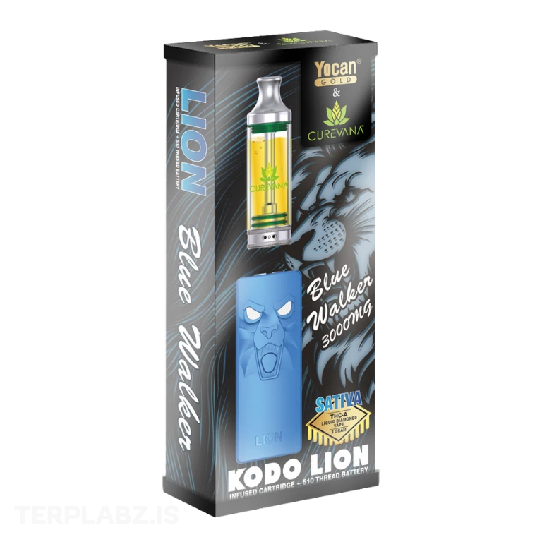 Blue Walker Yocan Lion Kit | 3g | Sativa | Curevana 1 Blue Walker Yocan Lion Kit | 3g | Sativa | Curevana