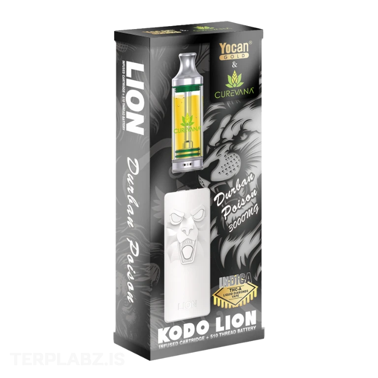 Durban Poison Yocan Lion Kit | 3g | Indica | Curevana 1 Durban Poison Yocan Lion Kit | 3g | Indica | Curevana
