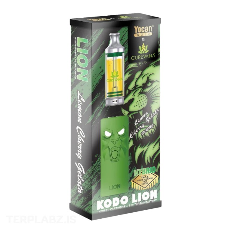 Lemon Cherry Gelato Yocan Lion Kit | 3g | Hybrid | Curevana 1 Lemon Cherry Gelato Yocan Lion Kit | 3g | Hybrid | Curevana