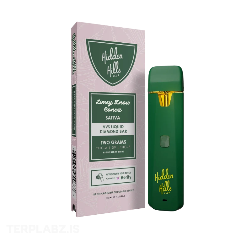 Limey Znow Conez | 2g | Sativa | Hidden Hills 1 Limey Znow Conez | 2g | Sativa | Hidden Hills