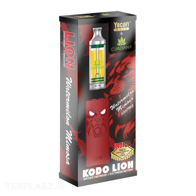 Watermelon Mimosa Yocan Lion Kit | 3g | Indica | Curevana 1 Watermelon Mimosa Yocan Lion Kit | 3g | Indica | Curevana