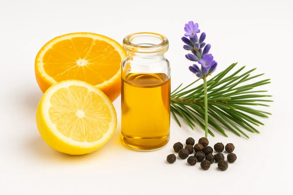 What Are Terpenes? 2 botanical terpenes visualised by plants and fruits