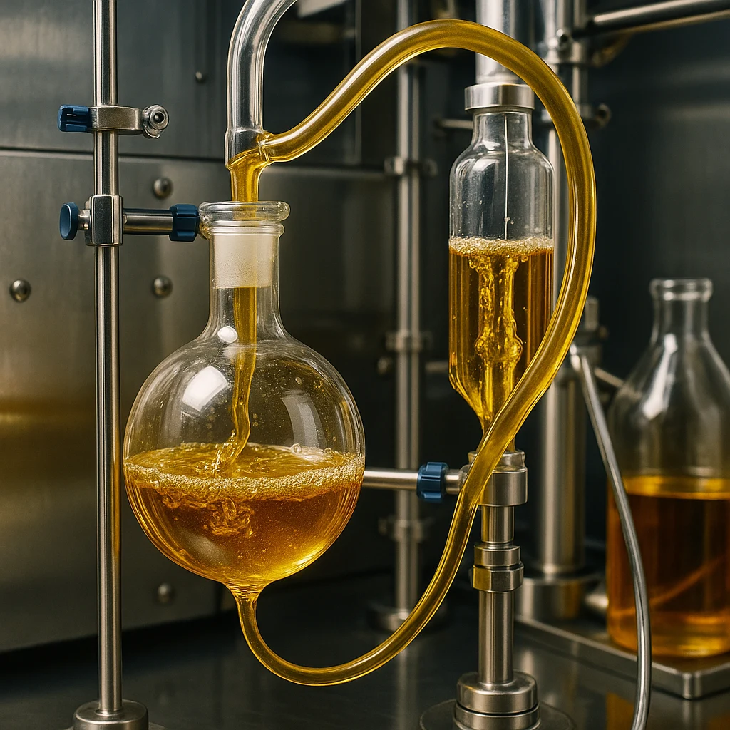 Live Resin Terpenes: Everything You Need to Know 3 delta 8 thc being distilled