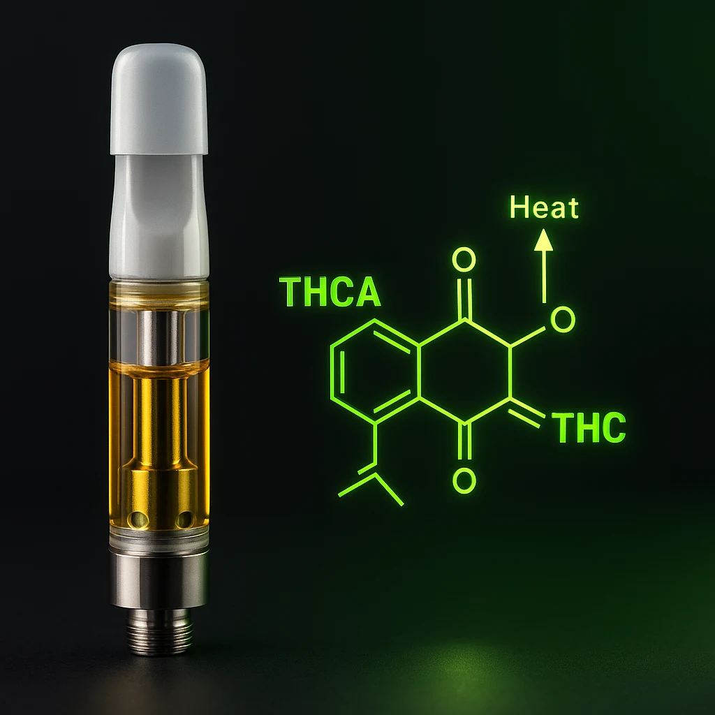 What is THCA? 2 thca vs thc visualised